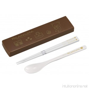 OSK Rilakkuma Chopsticks with case and Spoon CT-27 from Japan - B01KX4Z796